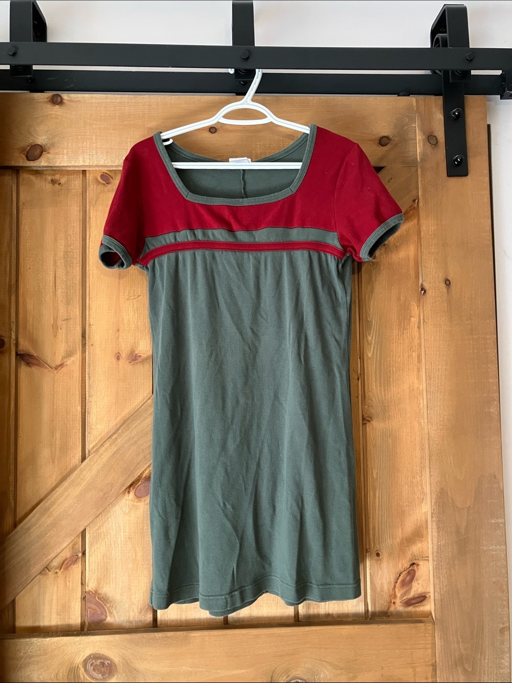 Vintage cotton colour block dress 90s